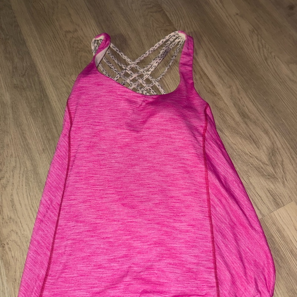 Lululemon‎ Athletica Pink Tank Top